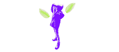 Illustration: Junge guckt durch Fernglas